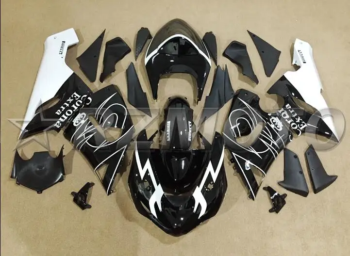 

Новый стиль из АБС-пластика для мотоцикла обтекатели комплект подходит для kawasaki Ninja ZX6R 636 2005 2006 05 06 6R ZX-6R Кузов Набор Corona