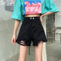 2022 womens or girls classic summer shorts wear style fashion cow pants top jeans hole design button zipper trousers clothes