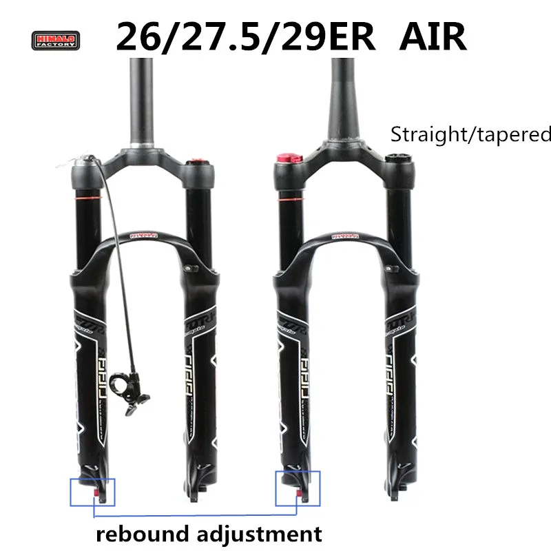 HIMALO Велосипедная вилка из магниевого сплава для горного велосипеда Air 26/27.5/ 29er