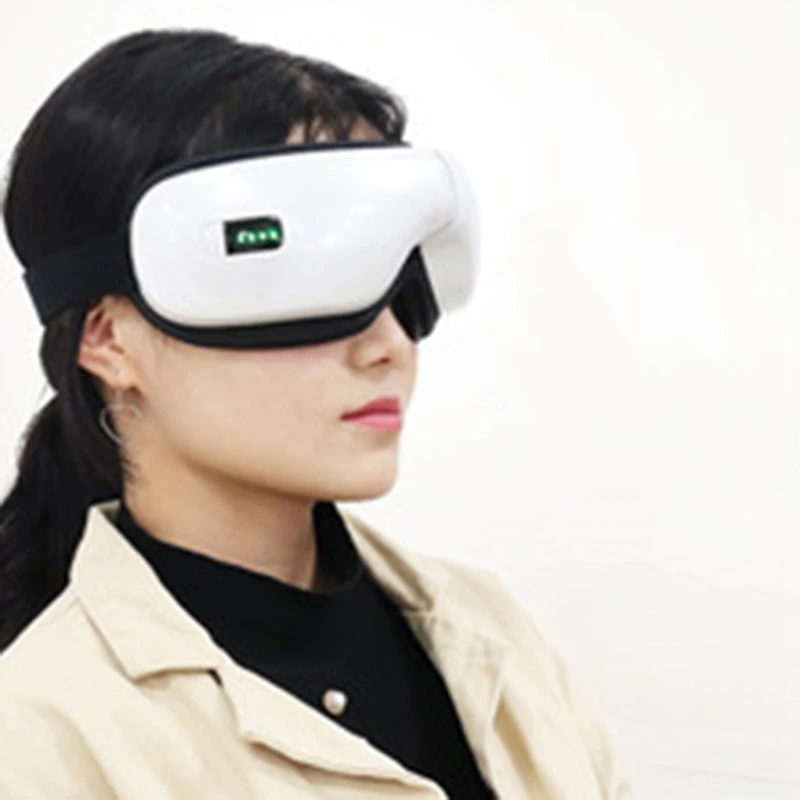 

Electric Eye Massager Smart Vibration Air Pressure Hot Compress Bluetooth Eye Mask