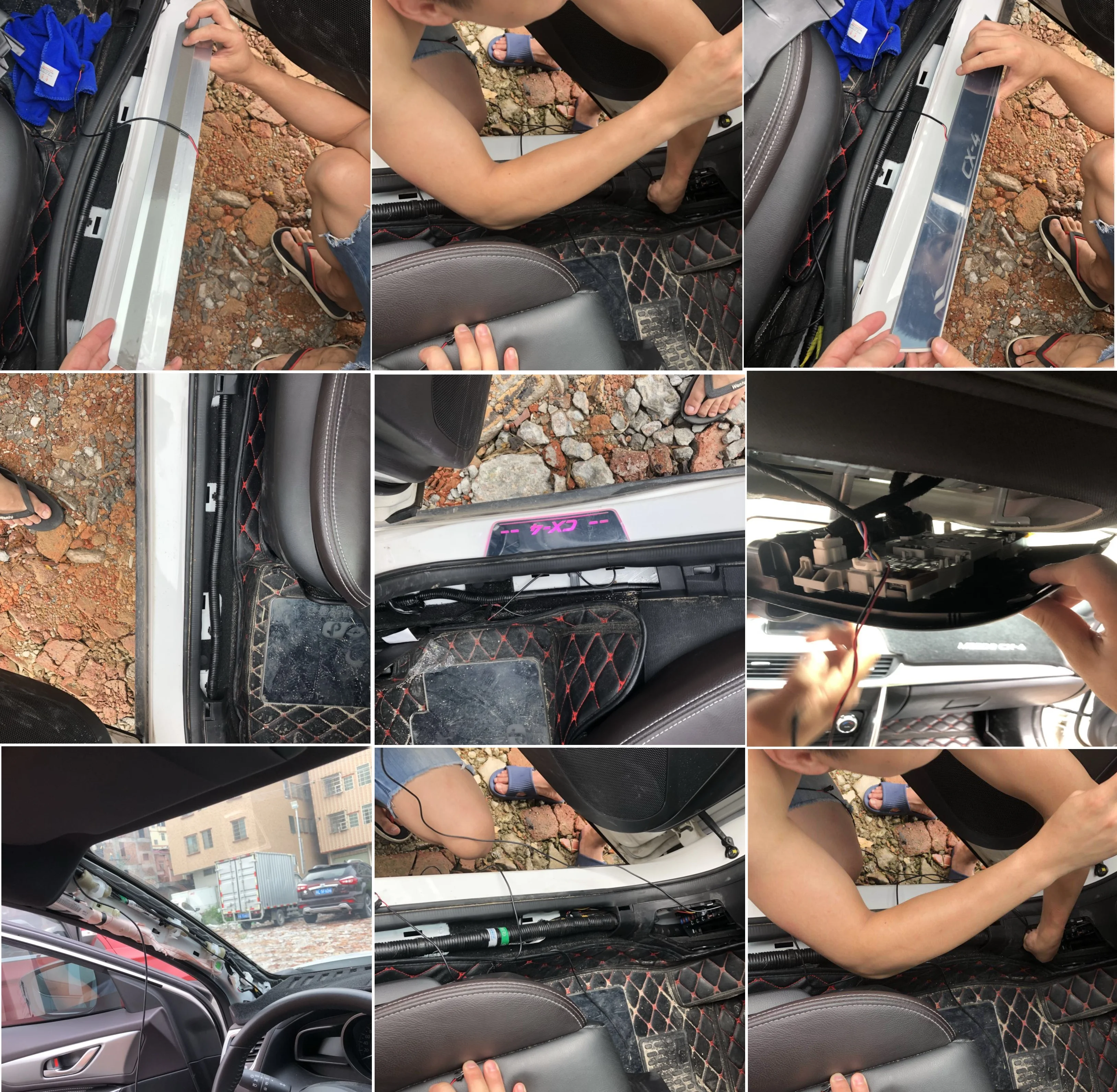 Индивидуальная акриловая светодиодная Накладка на порог приветсветильник свет