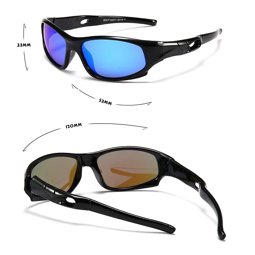 Zerosun солнцезащитные очки для мальчиков поляризационные девочек улицы с