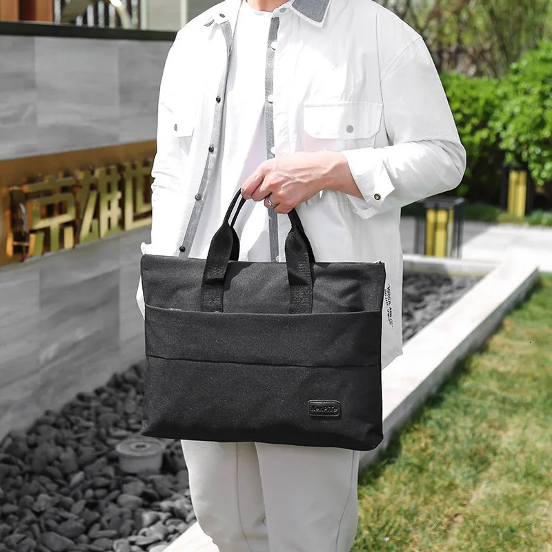 Модный мужской портфель деловая сумка портативные нейлоновые дорожные сумки для