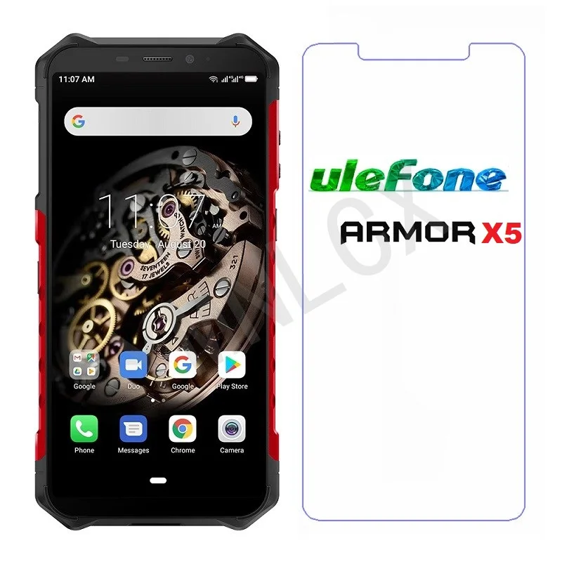 Закаленное стекло для Ulefone Armor X5 защита экрана 5 дюйма устойчивая к царапинам HD