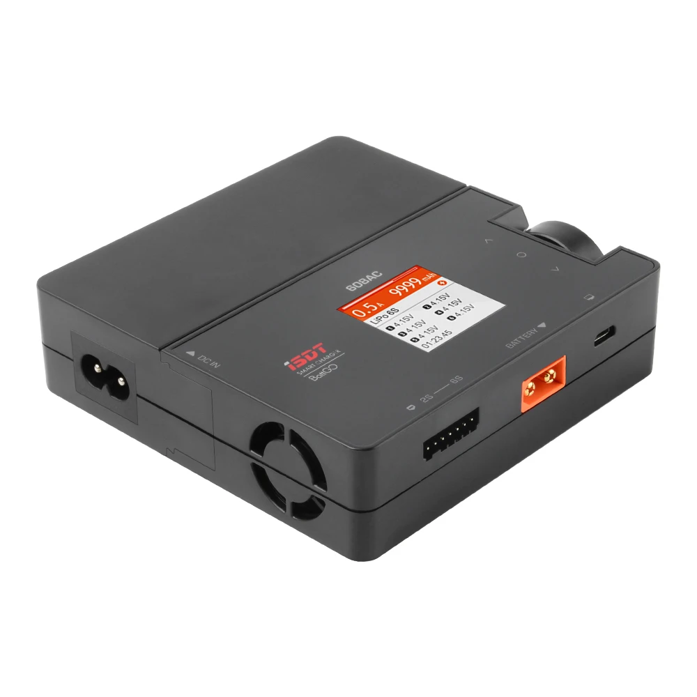 Новый ISDT 608AC переменного тока 60 Вт DC 200W 8A BattGo W/Съемная питание Smart Батарея Зарядное