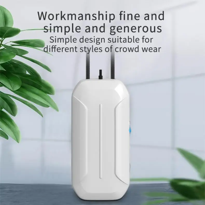 

Air Purifier Wearable Personal Air Purifier Necklace Negative Ion Generator Smoke Cleaning for Home Travel Car Sports