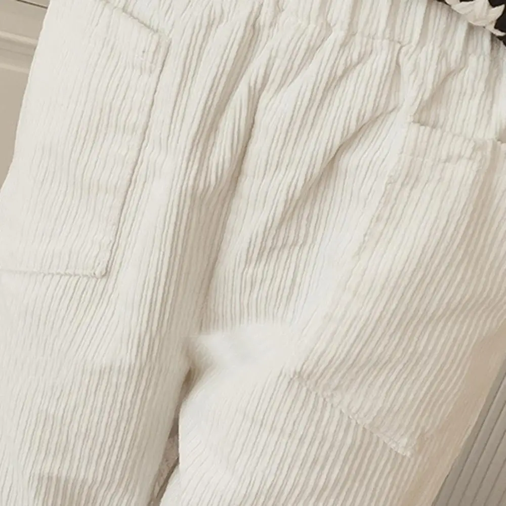 Брюки карандаш с завышенной талией 2020 вельветовые Модные повседневные свободные