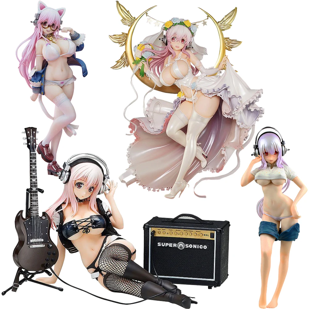 27 см Супер SONICO анимация SUPERSONICO Alphamax сексуальные девушки ракета мальчик фигурка японского аниме взрослые Фигурки игрушки