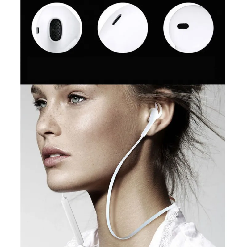 Bluetooth наушники для спорта бега беспроводная гарнитура с лентой на шею головные