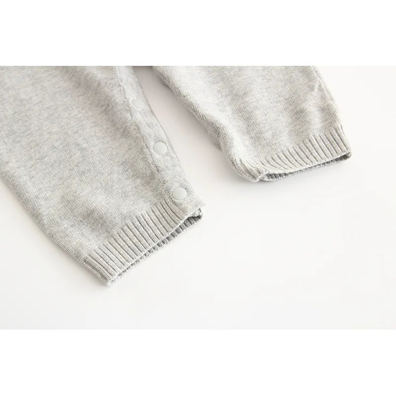 

Baby Rompers Long Sleeve 100%Cotton Knitted Newborn Boys Girls Jumpsuits Outfits One Piece Autumn Winter Children Clothing 0-24M