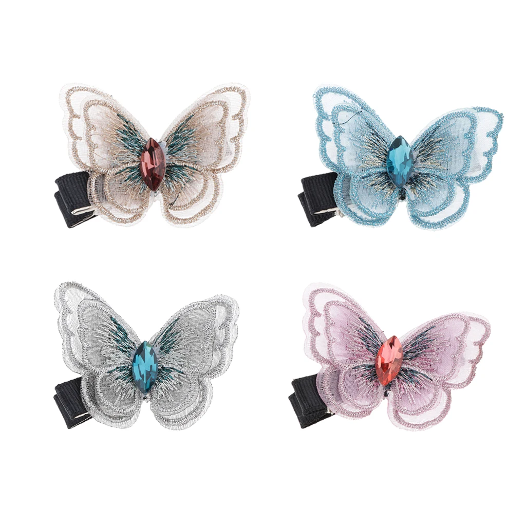 

Butterfly Hairclip Alligator Hair Clip Clamp Wedding Women Hair Accessories