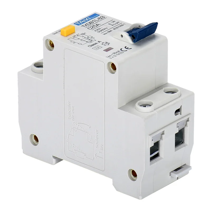 Type A  AC CLASS Rcbo 110V 220V RCCB 10A 20A 40A 50A 63A 30mA Residual Current Circuit Breaker Leakage WIth Overload Protection images - 6