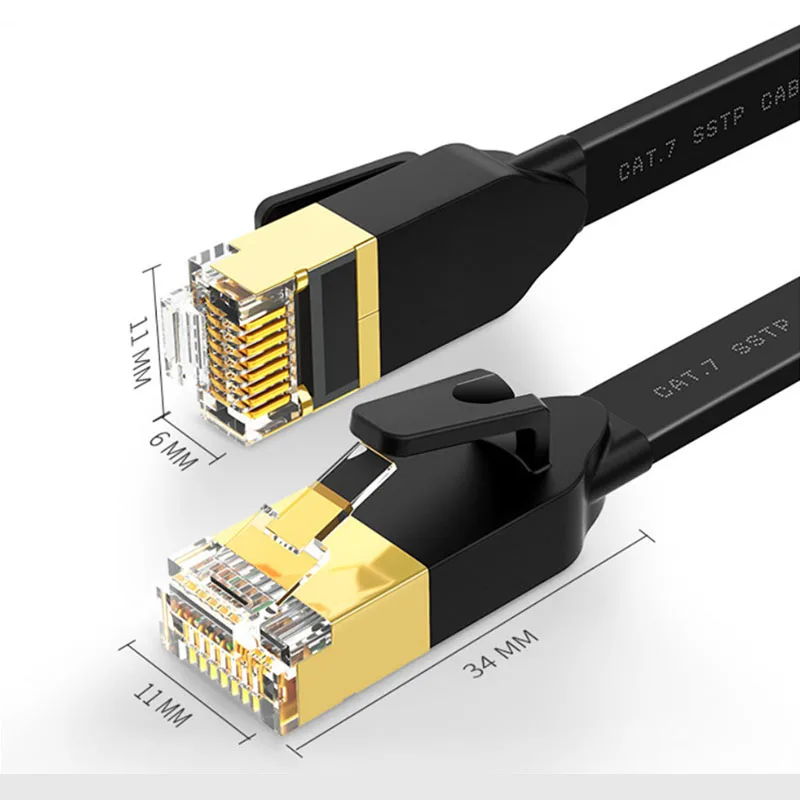 плоский кабель cat7 круглый каб