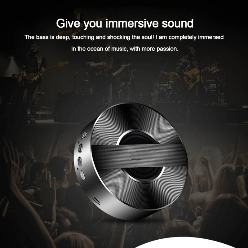 

10hours Using Time Bluetooth-compatible Connect Speaker Rechargeable Li-battery Speaker Rechargeable Case MP3 Player