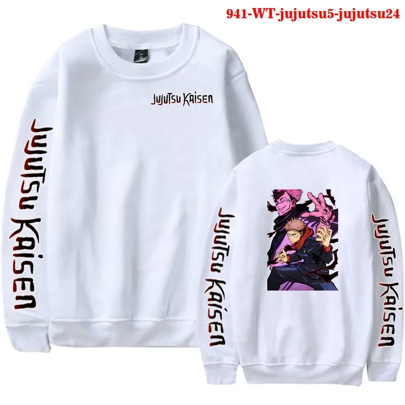 

Новинка 2021, толстовки с капюшоном из аниме джуютсу кайсен, свитшоты, Мужская Уличная одежда в стиле Харадзюку, одежда для отдыха с длинными р...