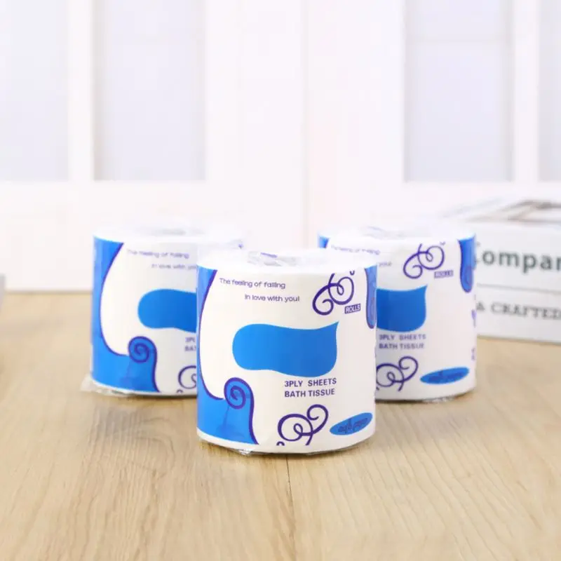 10x10 см трехслойная туалетная бумага для домашней ванной туалетной бумаги мягкая