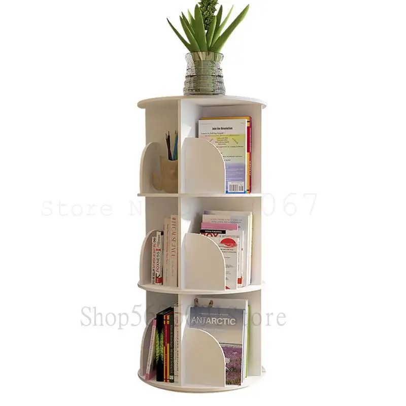 Креативная вращающаяся книжная полка простая современная напольная для спальни
