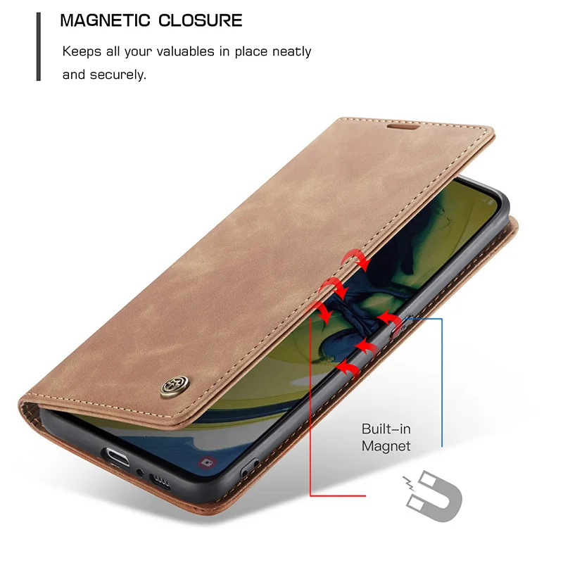 Кожаный чехол для Samsung Galaxy A40 A70s A20E магнитный чехол-книжка A20s A80 ударопрочный