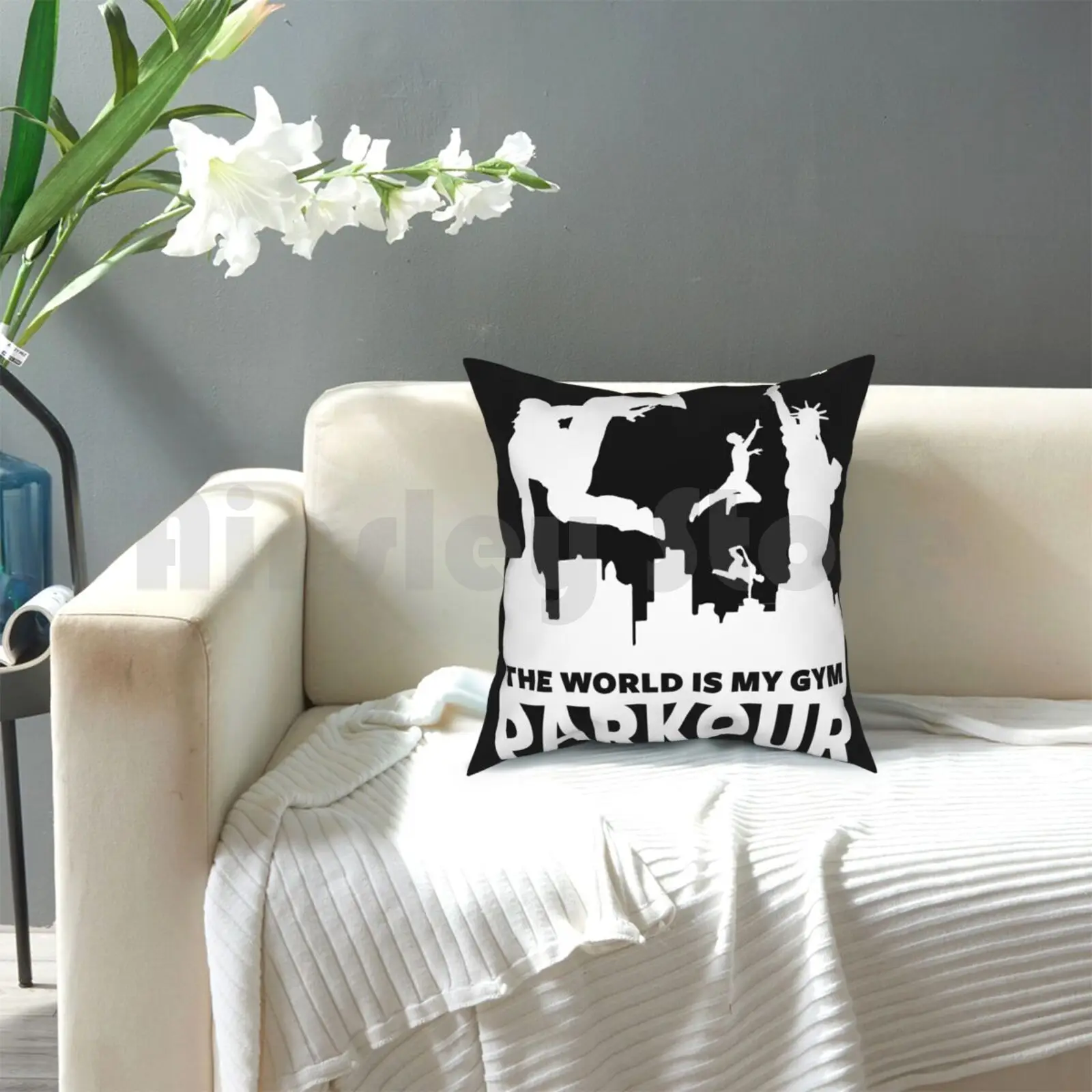 Паркур трекер подушка фотография домашняя мягкая искусственная Обложка парка