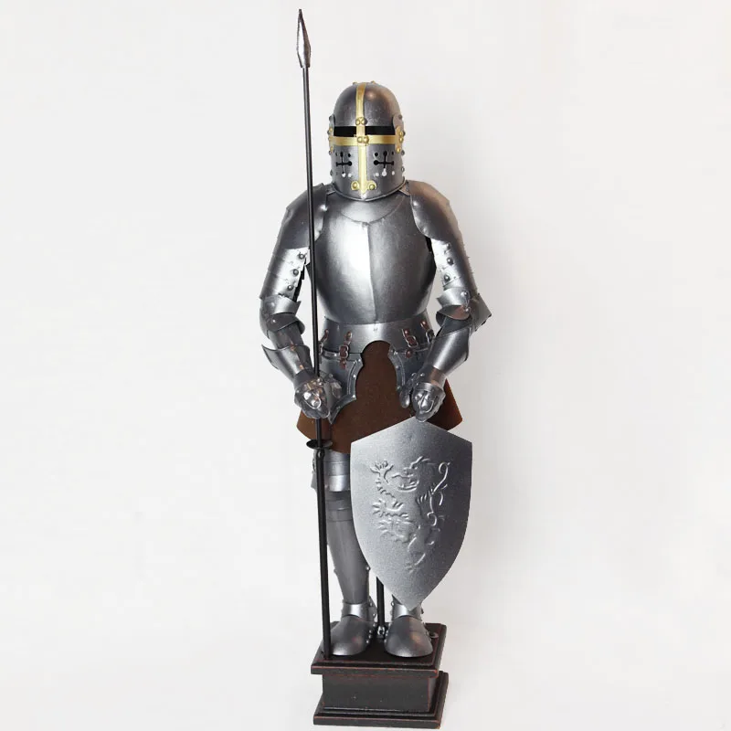 EUROPEAN-STYLE HOME DECORATION TABLE DECORATION HOTEL CLUB IRON SCULPTURE ORNAMENTS CRAFT IRON SMALL ARMOR FURNISHINGS