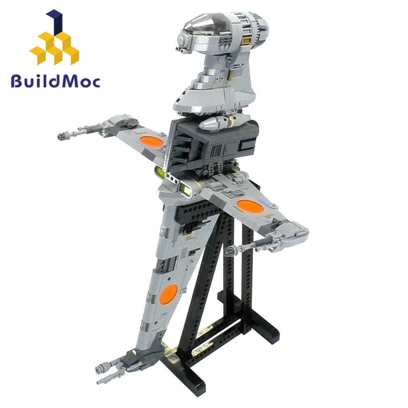 Конструктор MOC 18137 серии Звездные войны B wing минифиговые мобильные строительные