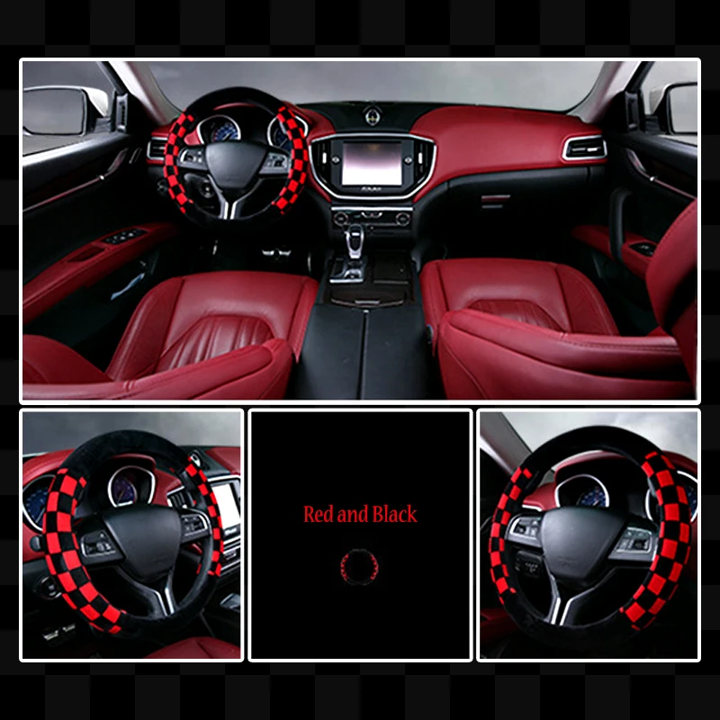 BOOMBLOCK четырехсезонный чехол на рулевое колесо для автомобиля Kia Rio 3 K2 Sportage Ceed Ford