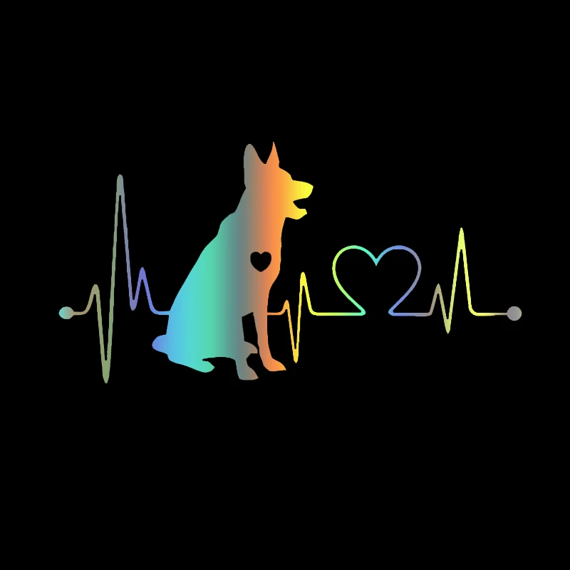 S51584 различные размеры/цвета наклейка немецкой овчарки мотоциклетные