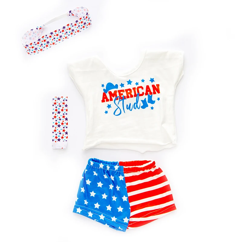 

4Pcs/suit Doll Clothes Born Baby Fit 17 inch 43cm Doll Accessories For Baby Gift