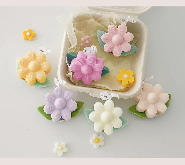 Фотофон в Корейском стиле с маленькими цветами свечами реквизит ручной работы