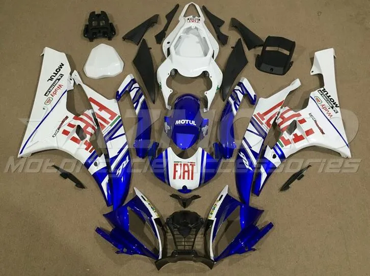 

New ABS Injection Mold Motorcycle Full Fairings Kit Fit for YZF-R6 2006 2007 R6 06 07 Custom blue red