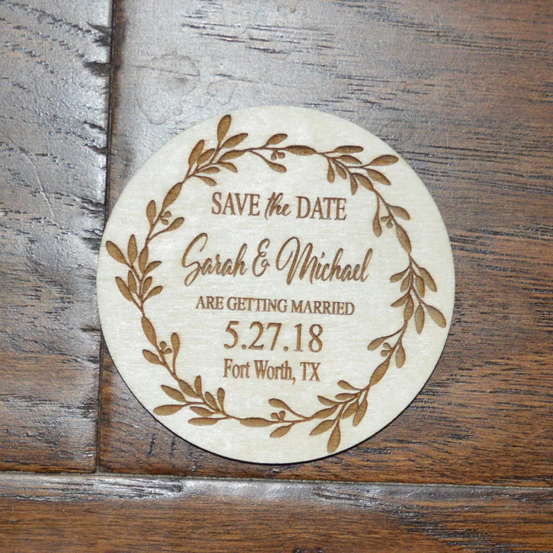 Сохраните дату персонализированная каллиграфия сохраните магниты свадебные