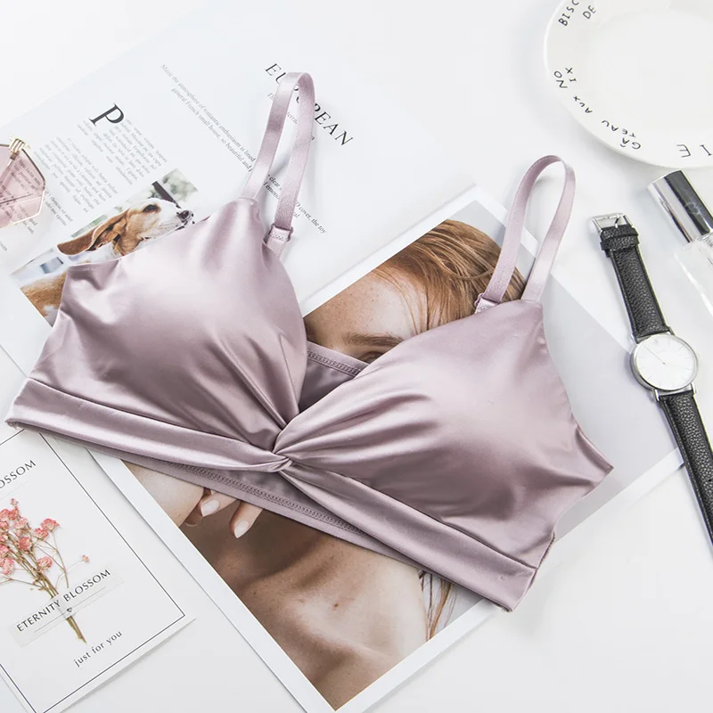 Женский комбинированный Топ CHRLEISURE пикантный удобный Бралетт из французского