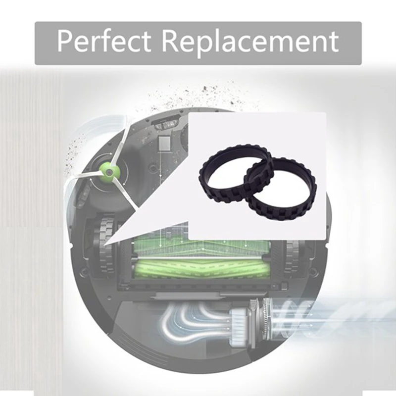 Wheel Tires for IROBOT ROOMBA 620 880 680 980 780 I7 E5 976 698 676 500 510 Robot Vacuum Cleaner Replacement Parts | Дом и сад
