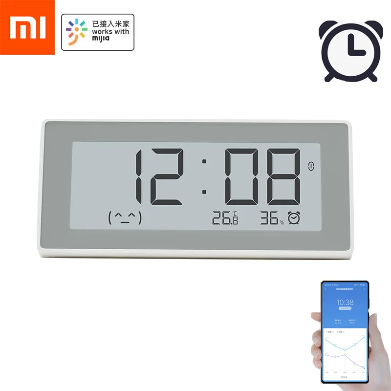 Xiaomi Mijia BT4.0 беспроводной умный электрический цифровой будильник комнатный