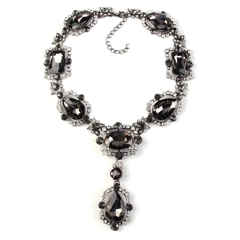 miwens hot sale 2017 fashion crystal glass ball necklace big brand long strip metal chain pendant necklaces women jewelrynl515 free global shipping