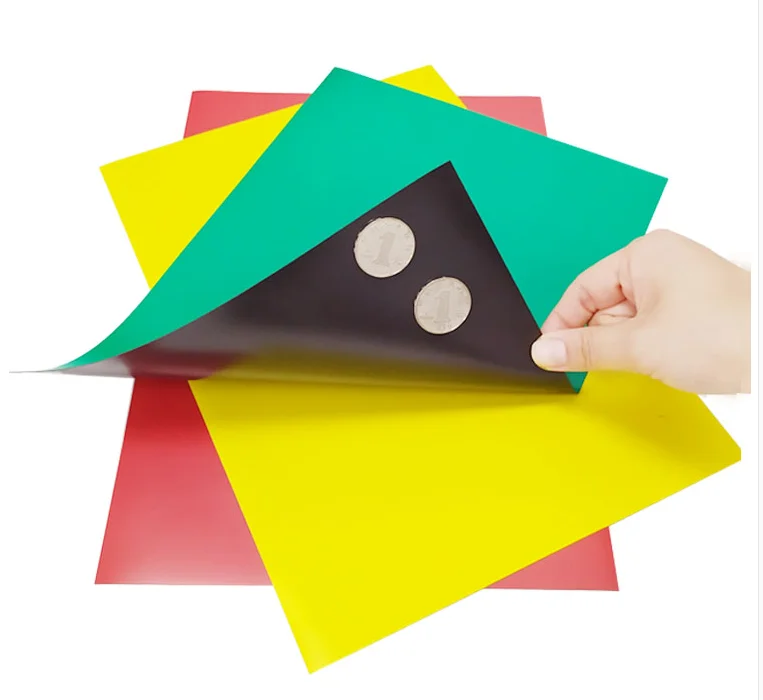 Бесплатная доставка! 2 шт. самоклеящиеся Гибкие Магнитные Листы А4 0 5 мм|rubber