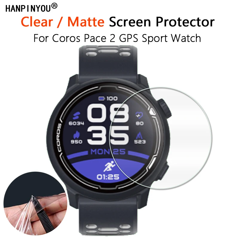10 шт. для спортивных часов Coros Pace / 2 Pace2 Premium GPS, Ультрапрозрачная глянцевая/матовая защита экрана, мягкая пленка, не закаленное стекло