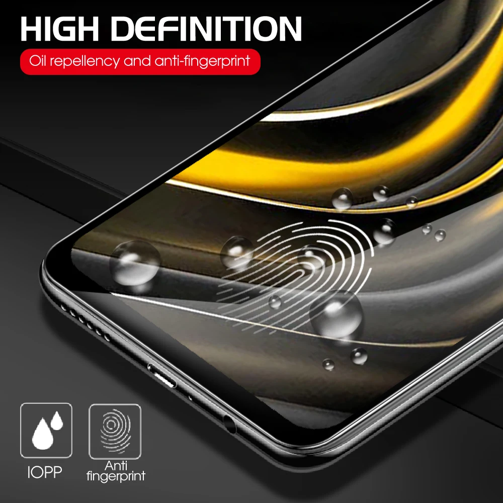 2Pcs Tempered Glass For Xiaomi Poco M4 Pro X3 GT X3 Pro X3 NFC Screen Protector Glass Poco F3 M3 M4 Pro Poko 3X Poco f3 Glass