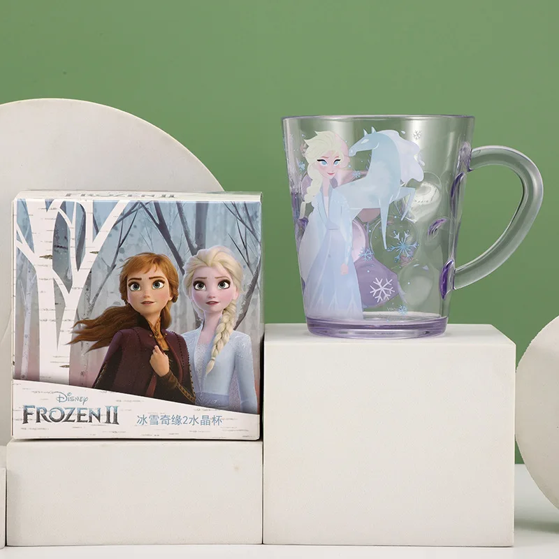 Disney Children's Creative Men And Women Floating Cold Water Cup Princess Series Cute Creative Toothbrushing Mouthwash Mug images - 6