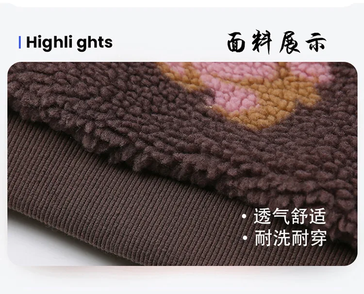 

Autumn Winter Baby Girls Clothes Sets Plush Children Clothing Toddler Boy's Hooded jacket +pants 2PCS Outfit Kids Tracksuit Suit