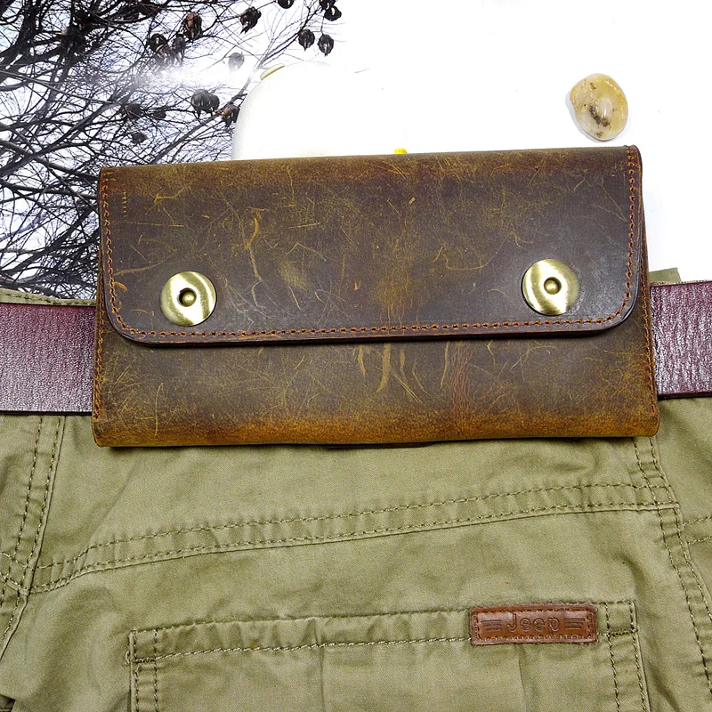 Универсальный кожаный чехол blongk для телефона поясная сумка на ремне с держателем