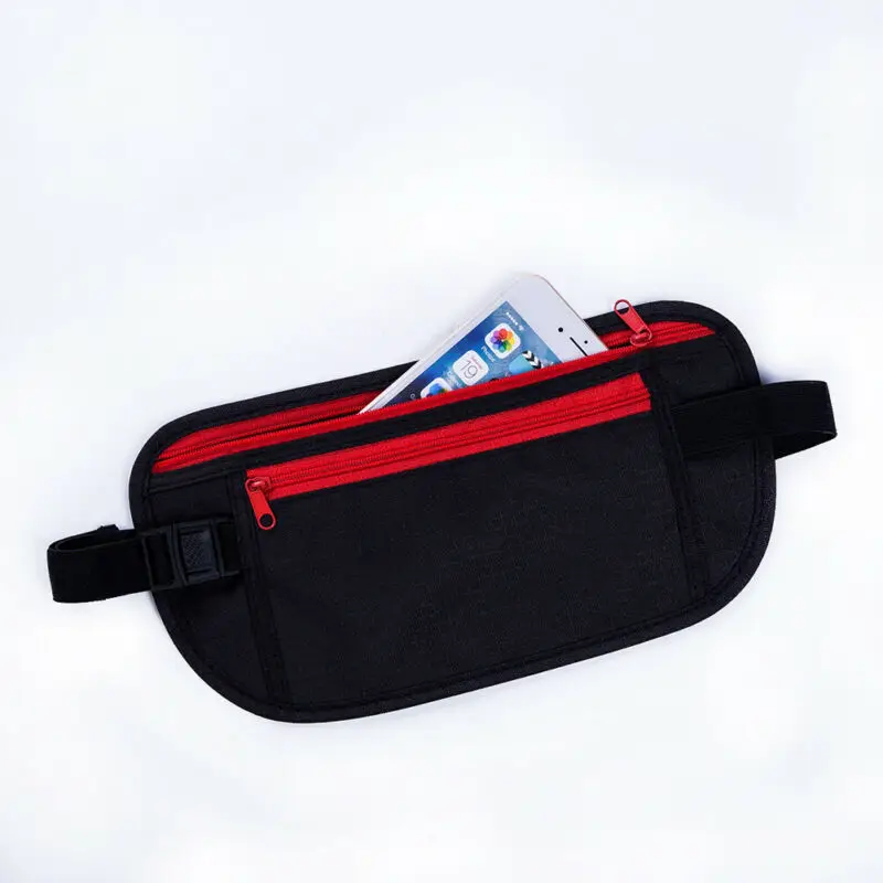 

Travel Money Belt Hidden Waist Security Wallet Bag Passport Pouch RFID Holder