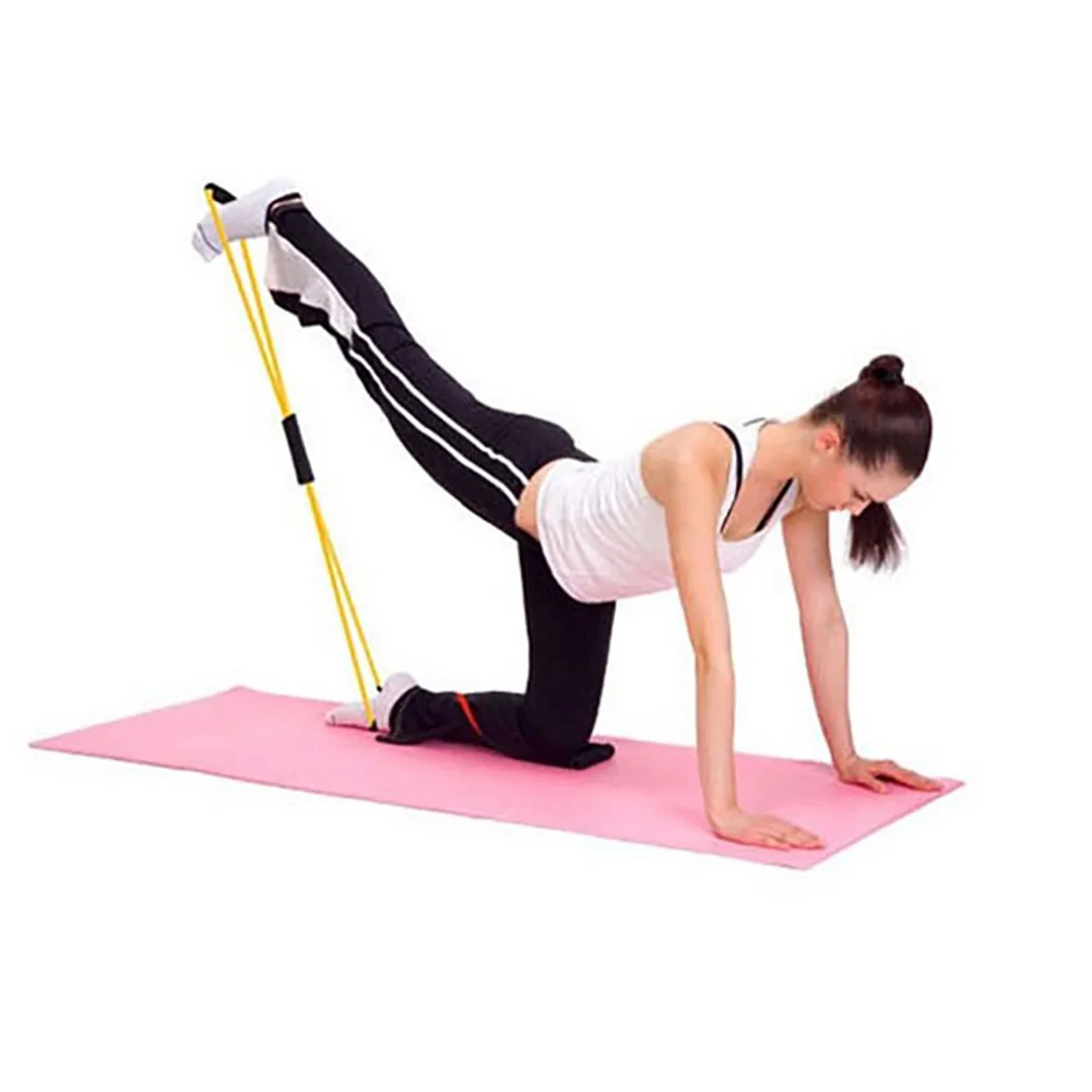 Эспандер для фитнеса 8 слов эластичный тренажер тренировок в тренажерном