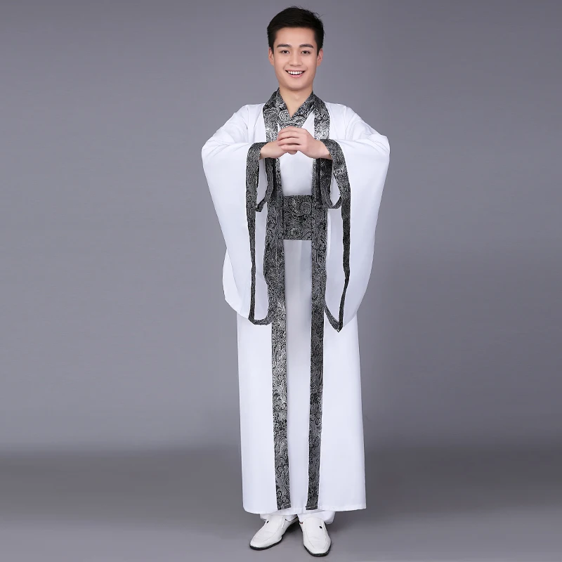 Color 6 Suit Tangsuit Dynasty Hanfu платье для мужчин традиционная китайская азиатская одежда Танцевальный Костюм праздничные наряды Национальный древний Косплей - Цвет: Color 6 Suit