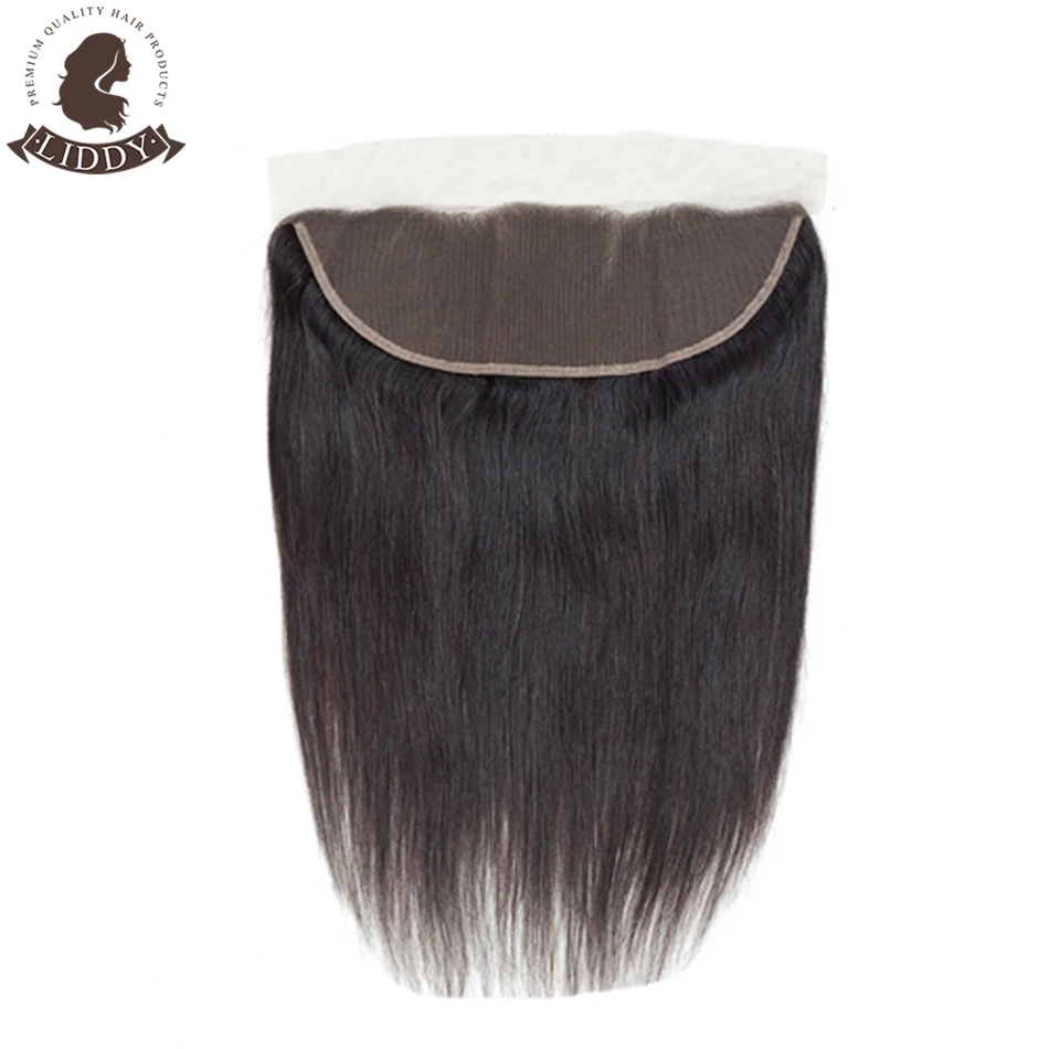 Liddy прямые пучки волос с фронтальным 3 пучками малазийские 100% человеческие волосы