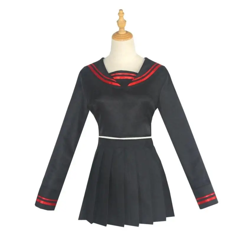 

Tokyo Revengers Cosplay Costumes Tachibana Hinat Chai Pomelo Leaf Cos JK Uniform Black Sailor Suit Anime Mini Skirt Top 2Pcs Set