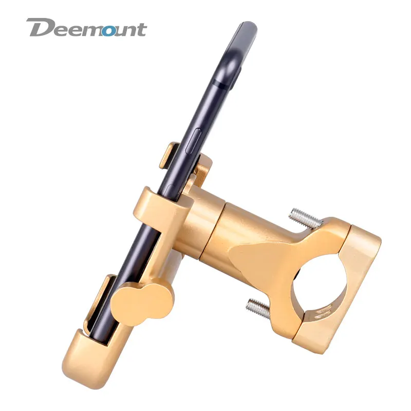 Алюминиевый держатель для телефона Deemount руля велосипеда с регулировкой ширины и