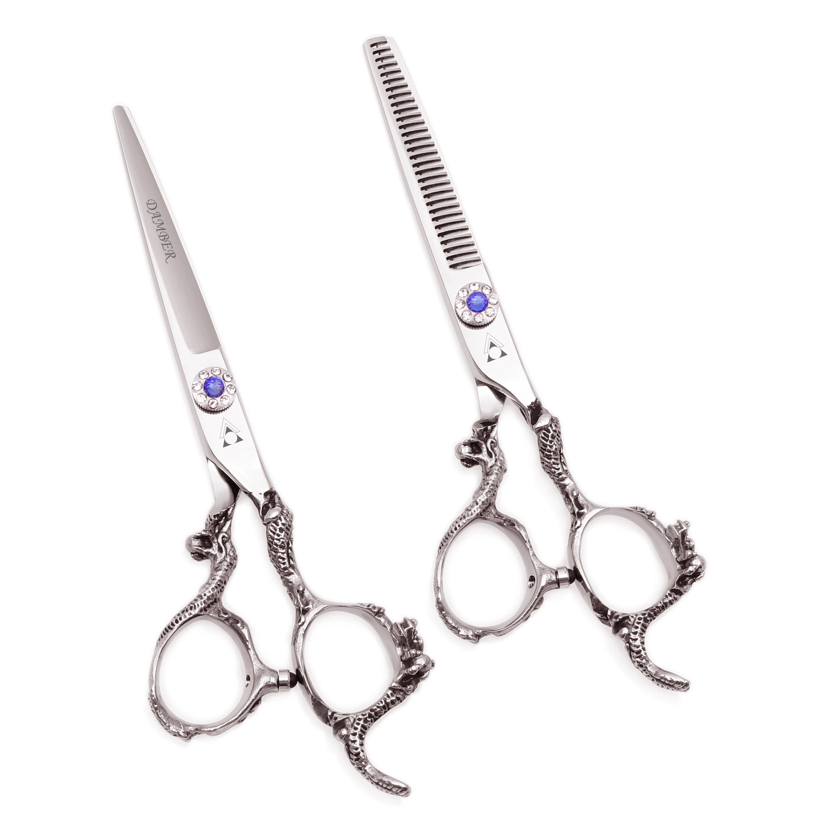 5 6 ножницы для стрижки волос 440C Профессиональные Парикмахерские филировочные