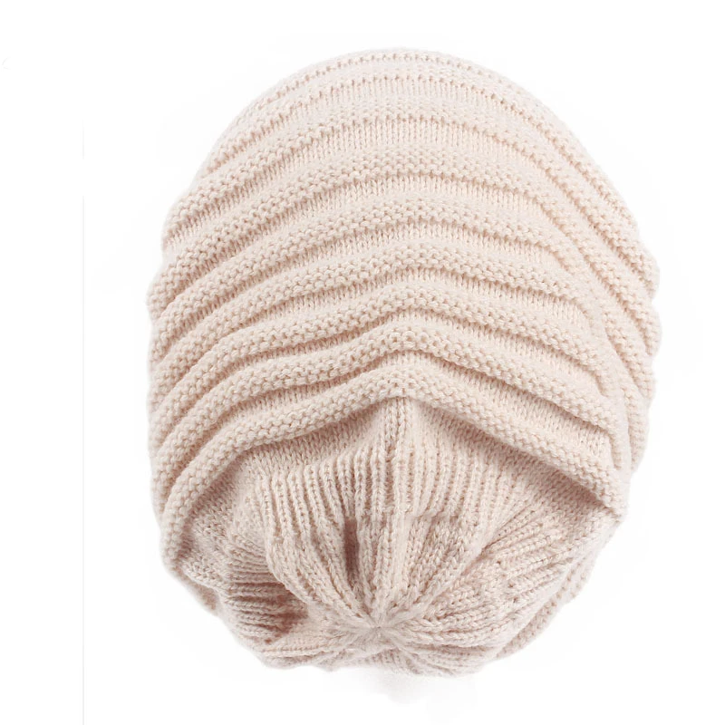 Модная мужская и женская шапка бини вязаная Лыжная Шапка Зимняя теплая свободная