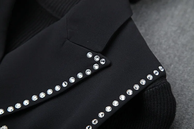 Новый корейский женский комплект 2 шт. OL Commuter 2020 Осенняя НОВАЯ Трикотажная блузка